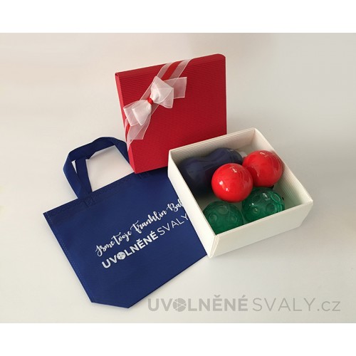 Dárkové balení 1 FASCIA sada produktů Franklin (cvičení na zemi / jezdec), RŮZNÉ BARVY