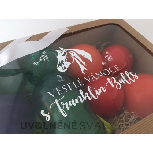 Dárkové balení 2 CVIČEBNÍ set Franklin-Balls & Rolls, RŮZNÝ POTISK + DÁREK