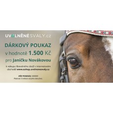 Dárkový poukaz ELEKTRONICKÝ v hodnotě 1.500 Kč / DVA DRUHY MOTIVŮ